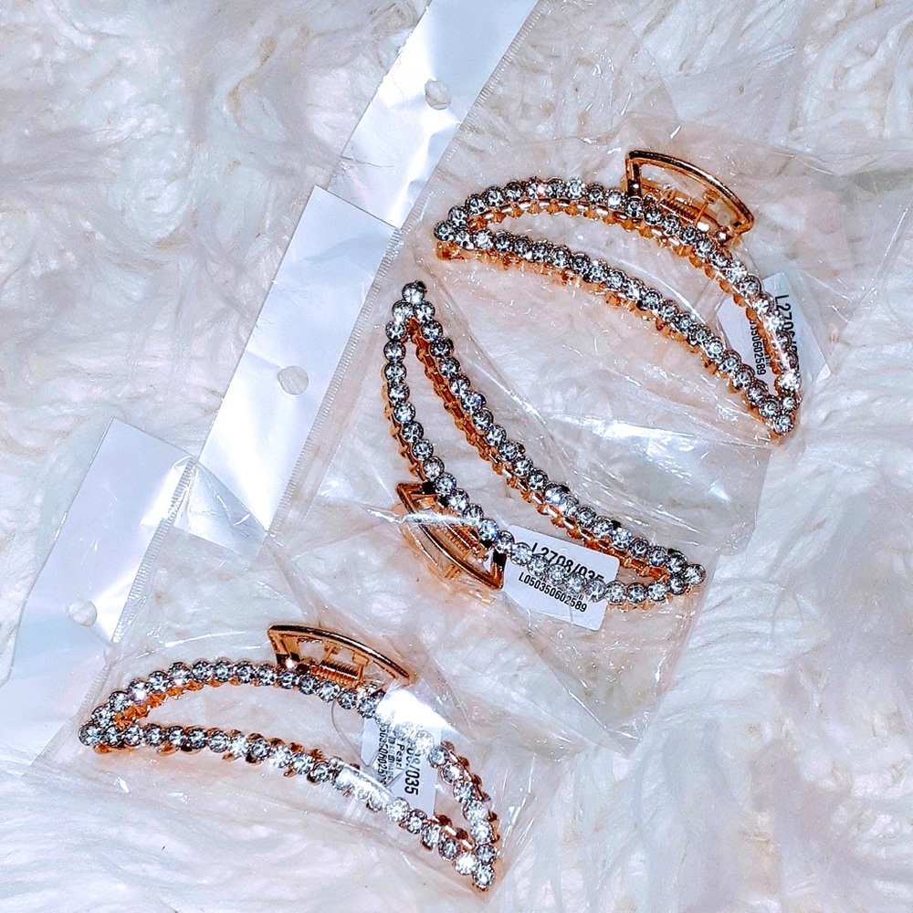 Jumbo Jeweled Hair Clamp